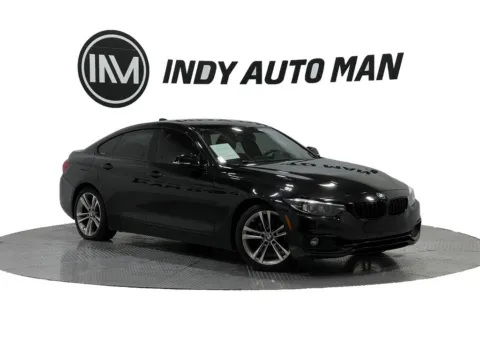 Black 2018 BMW 4 Series 430i Gran Coupe for sale in Indianapolis, IN