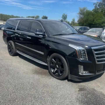 Black 2018 Cadillac Escalade ESV Luxury for sale in Indianapolis, IN