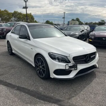 White 2016 Mercedes-Benz C-Class C 450 AMG 4MATIC for sale in Indianapolis, IN