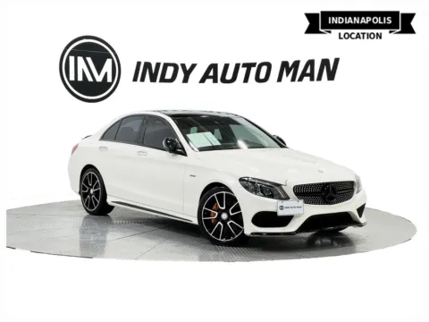 White 2016 Mercedes-Benz C-Class C 450 AMG 4MATIC for sale in Indianapolis, IN