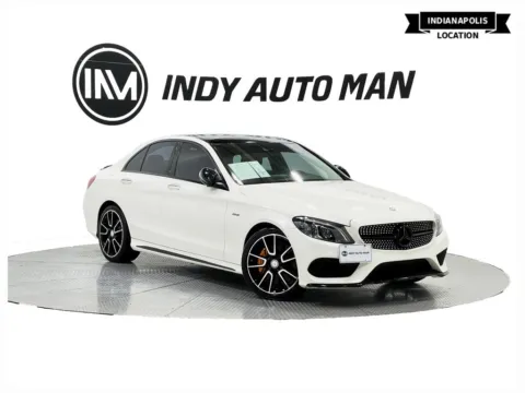 White 2016 Mercedes-Benz C-Class C 450 AMG 4MATIC for sale in Indianapolis, IN