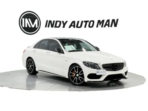 White 2016 Mercedes-Benz C-Class C 450 AMG 4MATIC for sale in Indianapolis, IN