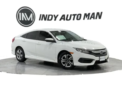 White 2018 Honda Civic LX for sale in Indianapolis, IN