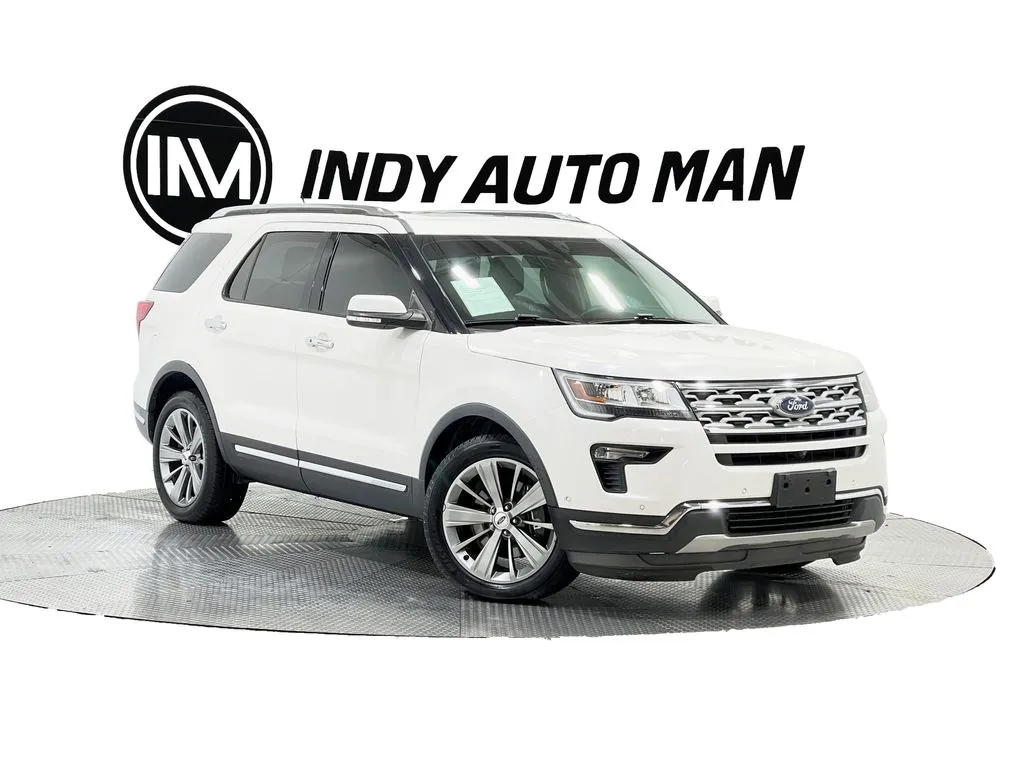 White 2018 Ford Explorer Limited for sale in Indianapolis, IN