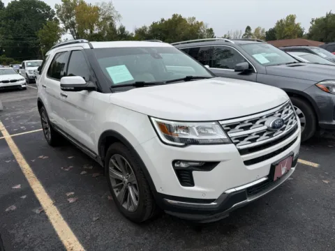 White 2018 Ford Explorer Limited for sale in Indianapolis, IN