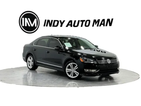 Black 2015 Volkswagen Passat 1.8T SE w/Sunroof/Nav for sale in Indianapolis, IN
