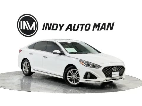 White 2018 Hyundai Sonata Sport+ for sale in Indianapolis, IN