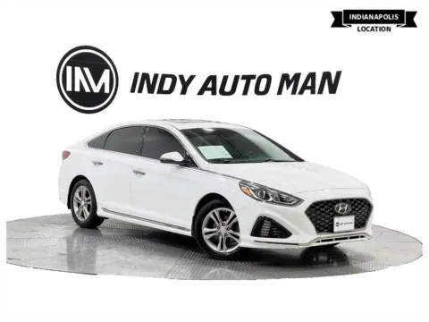 White 2018 Hyundai Sonata Sport+ for sale in Indianapolis, IN