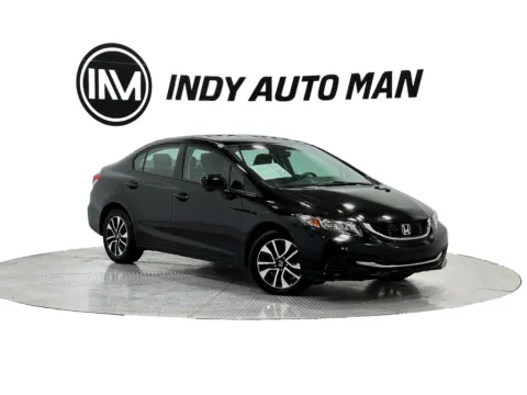 Black 2015 Honda Civic EX for sale in Indianapolis, IN