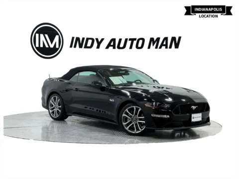 Black 2018 Ford Mustang GT Premium for sale in Indianapolis, IN