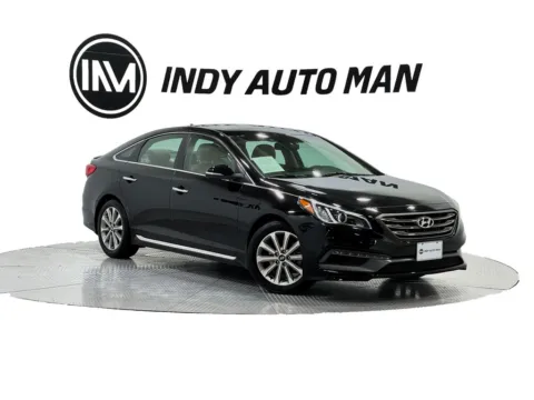 Black 2017 Hyundai Sonata Limited for sale in Indianapolis, IN