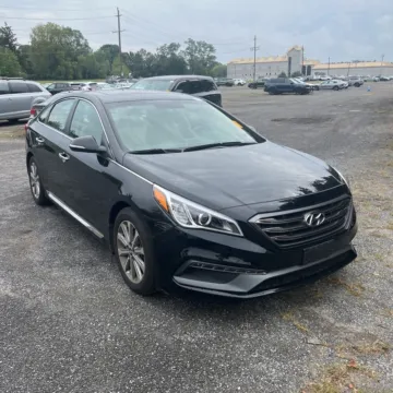 Black 2017 Hyundai Sonata Limited for sale in Indianapolis, IN