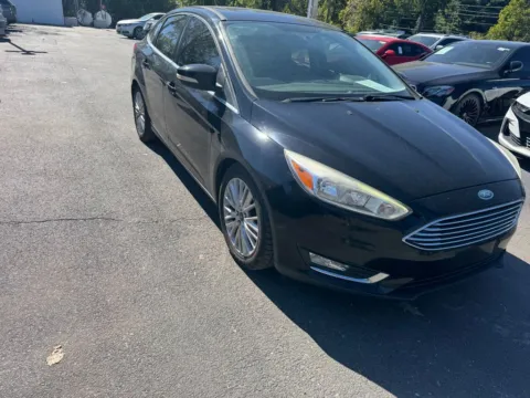 Black 2017 Ford Focus Titanium for sale in Indianapolis, IN