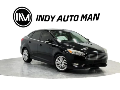 Black 2017 Ford Focus Titanium for sale in Indianapolis, IN
