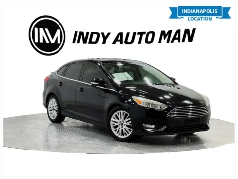 Black 2017 Ford Focus Titanium for sale in Indianapolis, IN