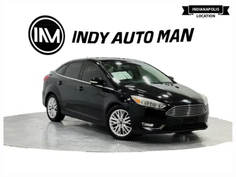 Black 2017 Ford Focus Titanium for sale in Indianapolis, IN