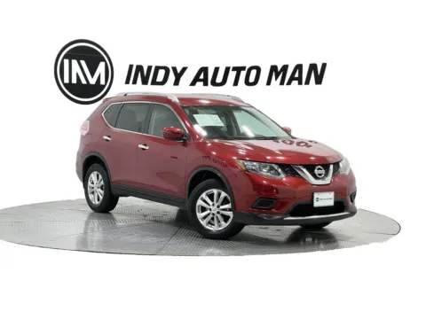 Red 2016 Nissan Rogue SV for sale in Indianapolis, IN