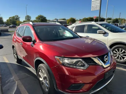 Red 2016 Nissan Rogue SV for sale in Indianapolis, IN