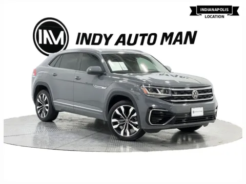 Gray 2021 Volkswagen Atlas Cross Sport 3.6L V6 SE w/Technology R-Line for sale in Indianapolis, IN