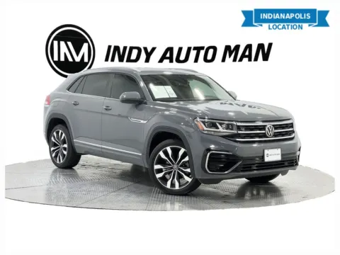 Gray 2021 Volkswagen Atlas Cross Sport 3.6L V6 SE w/Technology R-Line for sale in Indianapolis, IN