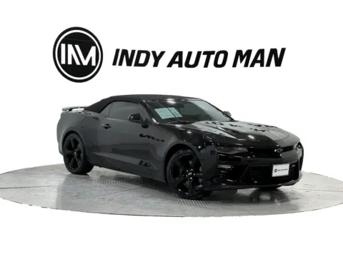 Black 2017 Chevrolet Camaro SS 2SS for sale in Indianapolis, IN