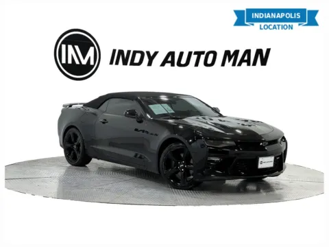 Black 2017 Chevrolet Camaro SS 2SS for sale in Indianapolis, IN