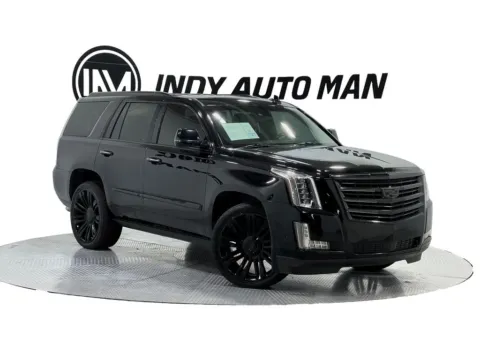 Black 2017 Cadillac Escalade Platinum Edition for sale in Indianapolis, IN