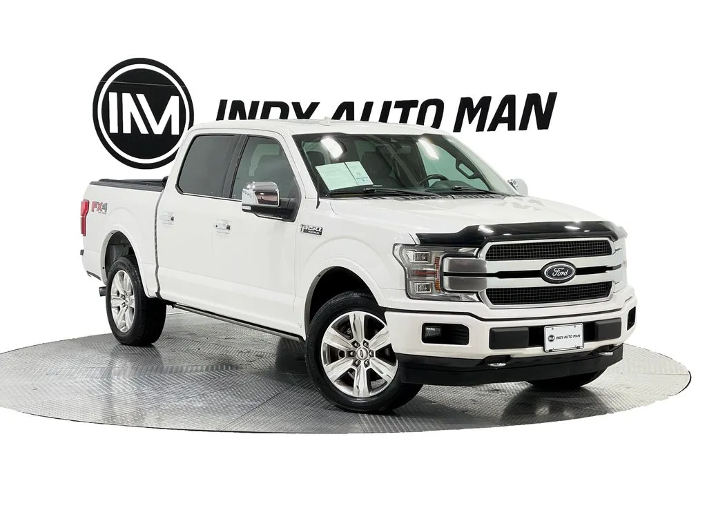 White 2018 Ford F-150 Platinum for sale in Indianapolis, IN