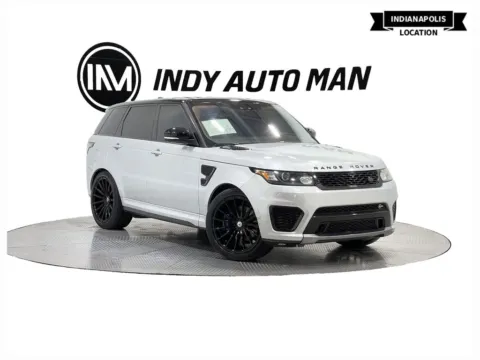 Silver 2017 Land Rover Range Rover Sport 5.0L V8 Supercharged SVR for sale in Indianapolis, IN