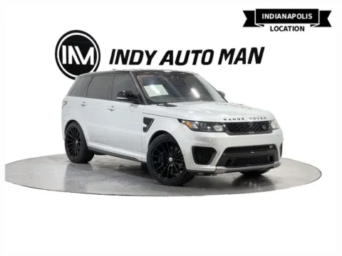 Silver 2017 Land Rover Range Rover Sport 5.0L V8 Supercharged SVR for sale in Indianapolis, IN