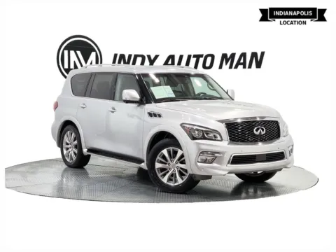 Silver 2017 INFINITI QX80 for sale in Indianapolis, IN