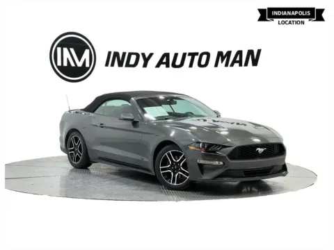 Gray 2018 Ford Mustang EcoBoost Premium for sale in Indianapolis, IN