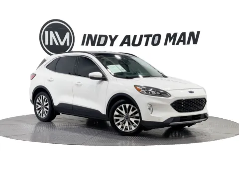 White 2020 Ford Escape Titanium Hybrid for sale in Indianapolis, IN