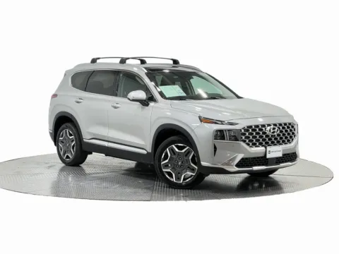 Silver 2022 Hyundai Santa Fe Hybrid Limited for sale in Indianapolis, IN
