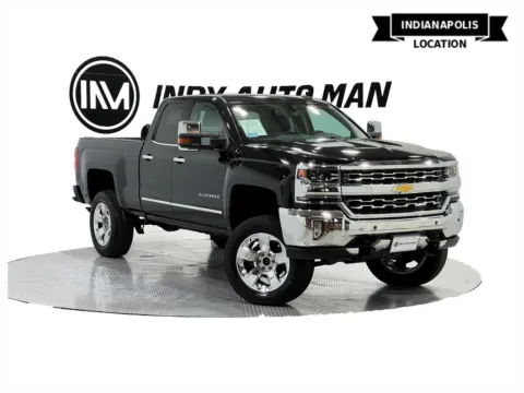 Black 2017 Chevrolet Silverado 1500 LTZ 1LZ for sale in Indianapolis, IN