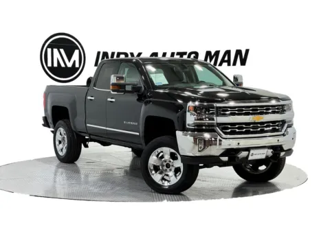 Black 2017 Chevrolet Silverado 1500 LTZ 1LZ for sale in Indianapolis, IN