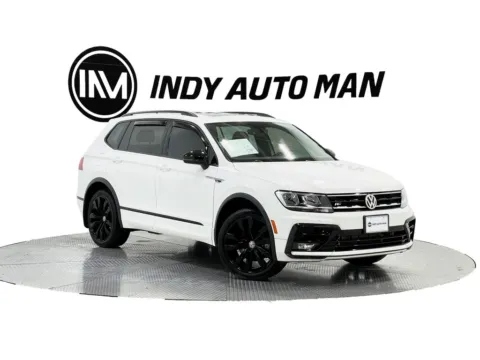 White 2021 Volkswagen Tiguan 2.0T SE R-Line Black for sale in Indianapolis, IN