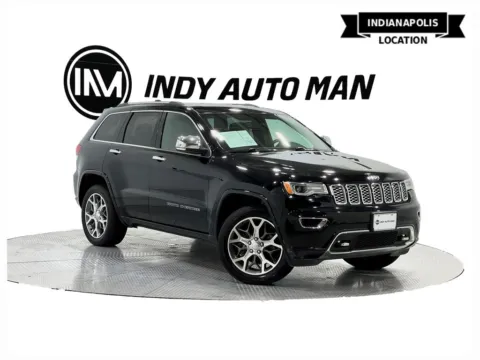 Black 2021 Jeep Grand Cherokee Overland for sale in Indianapolis, IN
