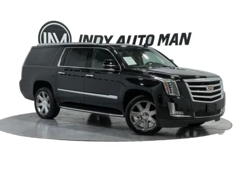 Black 2019 Cadillac Escalade ESV Luxury for sale in Indianapolis, IN