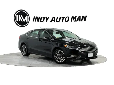 Black 2017 Ford Fusion SE for sale in Indianapolis, IN