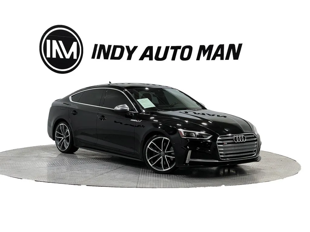 Black 2019 Audi S5 Sportback Premium Plus quattro for sale in Indianapolis, IN