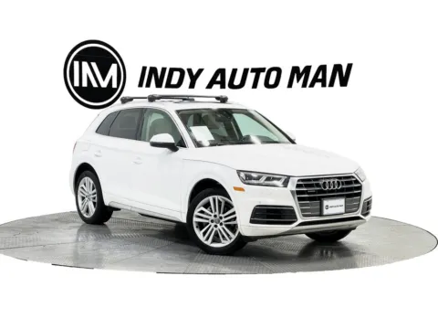White 2018 Audi Q5 2.0T Premium Plus quattro for sale in Indianapolis, IN