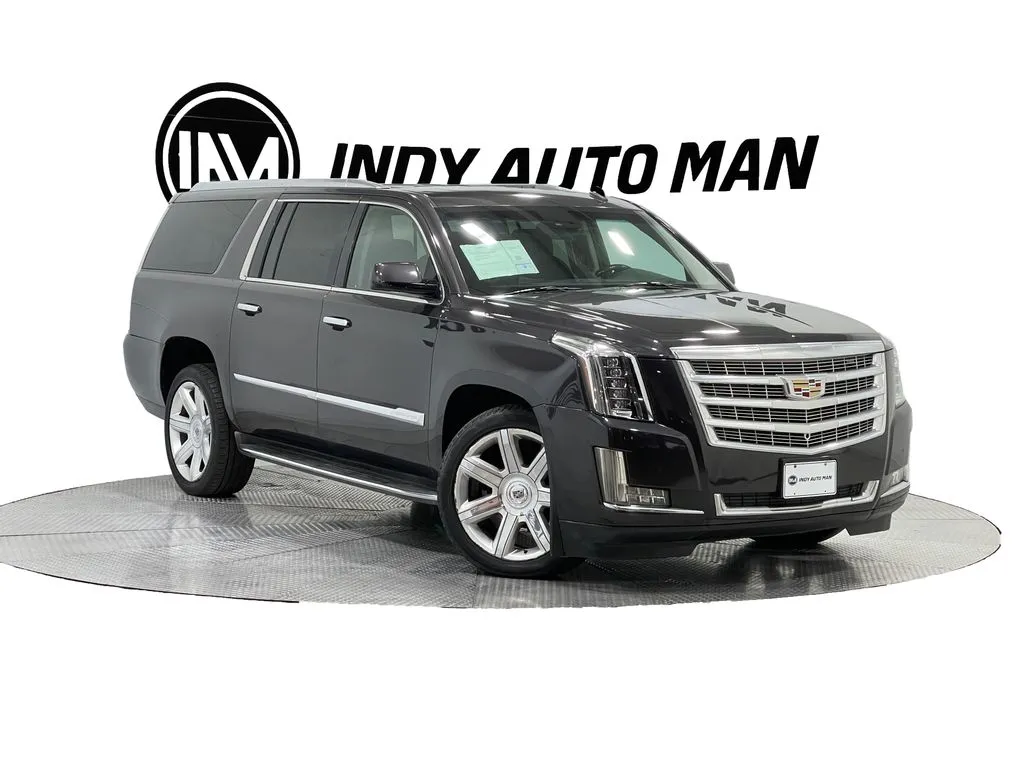Gray 2015 Cadillac Escalade ESV Luxury for sale in Indianapolis, IN