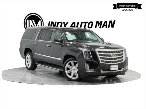 Gray 2015 Cadillac Escalade ESV Luxury for sale in Indianapolis, IN