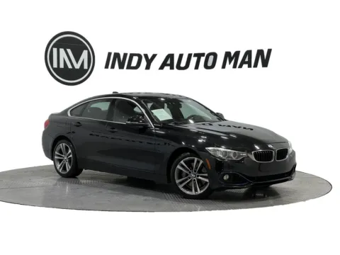 Black 2017 BMW 4 Series 440i Gran Coupe for sale in Indianapolis, IN