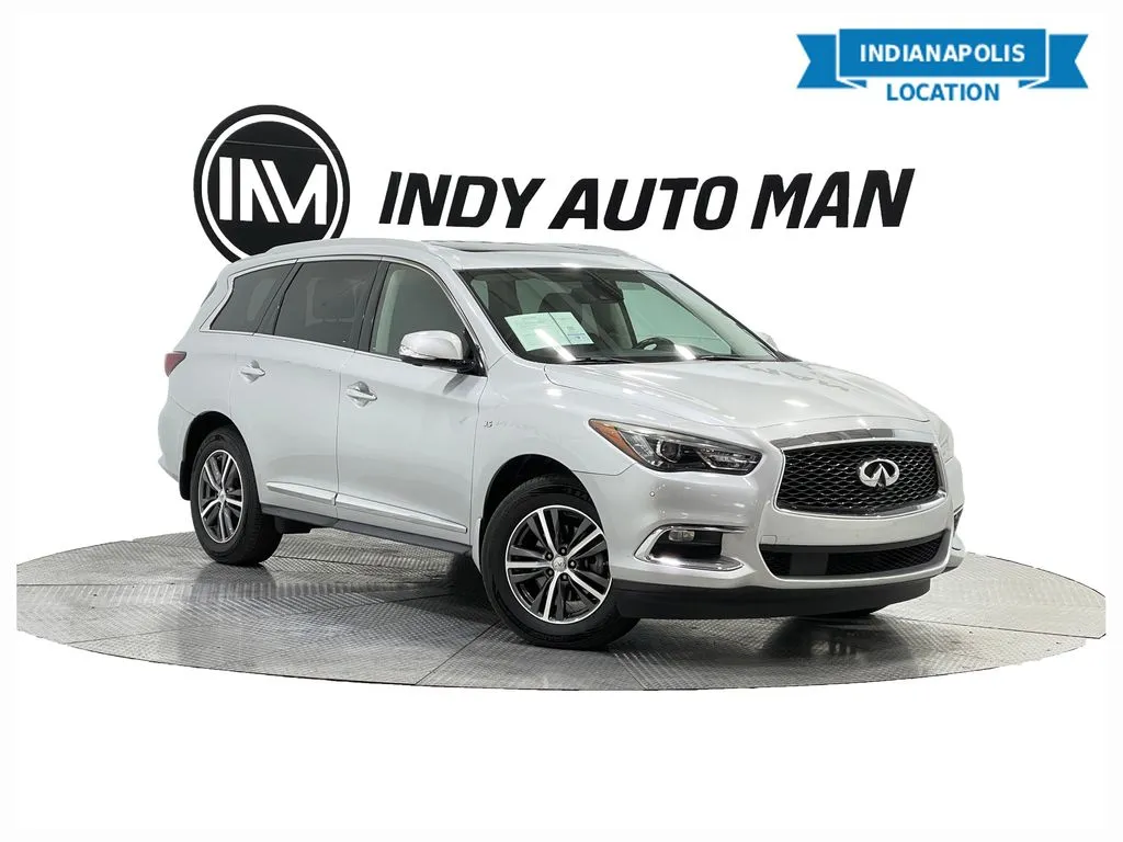 Silver 2019 INFINITI QX60 LUXE for sale in Indianapolis, IN