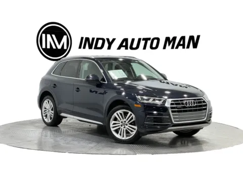 Blue 2018 Audi Q5 2.0T Premium Plus quattro for sale in Indianapolis, IN