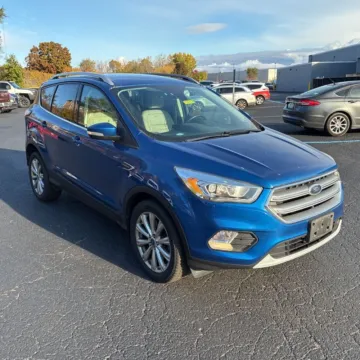 Blue 2017 Ford Escape Titanium for sale in Indianapolis, IN