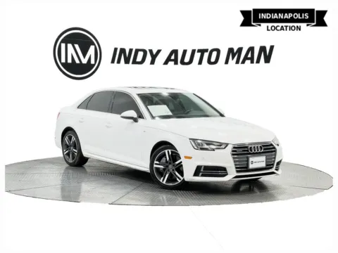 White 2017 Audi A4 2.0T Premium Plus quattro for sale in Indianapolis, IN