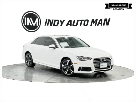 White 2017 Audi A4 2.0T Premium Plus quattro for sale in Indianapolis, IN